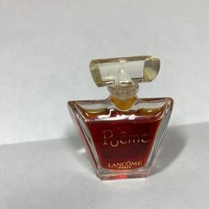 Vintage LANCÔME PARIS POEME PARFUM FLUID 0.14 oz~4ml DISCONTINUED 90% full VTG